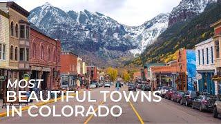 MOST BEAUTIFUL TOWNS IN COLORADO Best Places to Visit in CO  Prettiest Mountain Cities to Travel