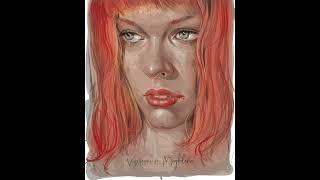 Drawings of Milla Jovovich