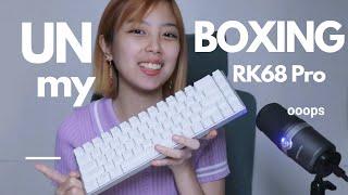 Unboxing my first mechanical keyboard RK68 PRO