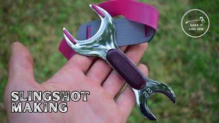 DIY Slingshot. Making a Slingshot from an old rusty 3622 wrench