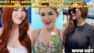 Body Seksi Amanda Manopo dan Aura Kasih Dibandingkan Warganet Siapa yang Paling Hot?