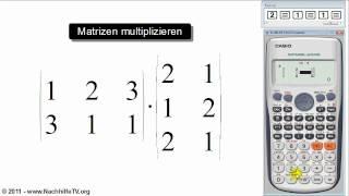 Matrizen multiplizieren mit Taschenrechner