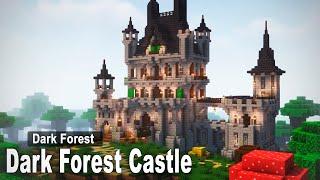 Minecraft How to build a Dark Forest Castle  Tutorial part 1