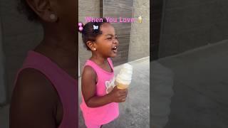 When you Love Ice Cream so much  #summertime #peaches #kids #kidsvideo #shorts #kidssongs