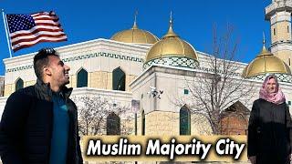 Visiting the Biggest Mosque of USA  Muslim Majority City