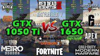 GTX 1050 Ti vs GTX 1650 Super  12 Games Tested - Side by Side + Benchmarks