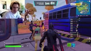 xQc Plays Fortnite With Stream Snipers #3