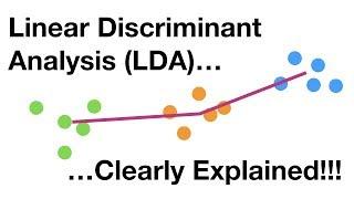 StatQuest Linear Discriminant Analysis LDA clearly explained.