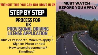How to Apply for UK Provisional Driving License Online Step by Step Process for Immigrants
