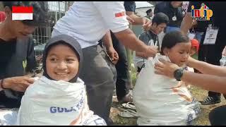 Video lucu beragam perlombaan  bocil nangkep bebek bpk 2 makan kerupuk