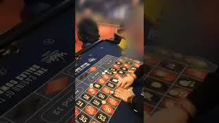 The whole Roulette table had to correct this dealer 🫢 #ThatCasinoLife #Roulette #Gambling