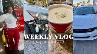 Weekly Vlog Mounjaro 7.5 wk 11 • I lost weight • Totaled my car • Smothered Turkey Wings • Vlogmas?