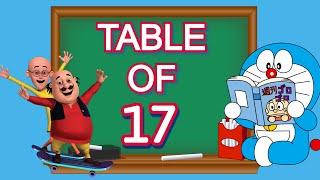 Table of 17  Multiplication table 17 for kids  17 ka Table  17 ka Pahada  17 Table in English