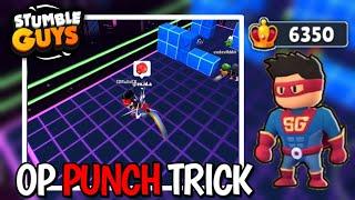 OP PUNCH Trick Block Dash  Winning 6350 CROWN  Stumble Guys