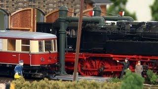 Large model railway layout in HO scale about the Black Forest Region in Germany