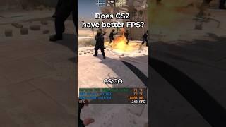 Does CS2 have better FPS? #csgo #cs2 #fps