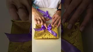 How To Make A Beautiful Ribbon Bow in 1 Minute #shorts #diy #shortsvideo