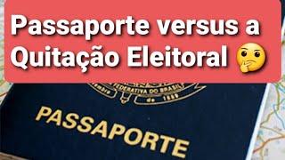 Eleitor com ausência de quitação eleitoral pode tirar passaporte?? Depende