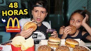 48 HORAS COMENDO SÓ MC DONALDS