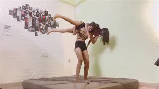 LMFP apartment wrestling- Karishma vs Alisha