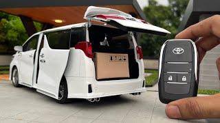 Unboxing 2024 Toyota Alphard Executive Lounge 118 Scale Diecast Model  Luxury Toyota Merchandise