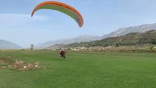 paragliding foot drag