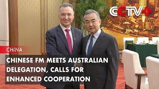 Chinese FM Meets Australian Delegation Calls for Enhanced Cooperation