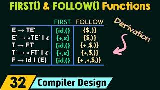 FIRST and FOLLOW Functions