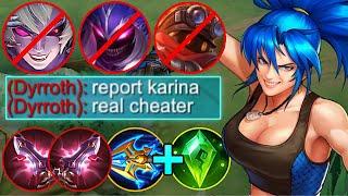 PLEASE DONT SPAM RECALL IN FRONT OF KARINA  GLOBAL KARINA BEST BUILD 2024 - MLBB