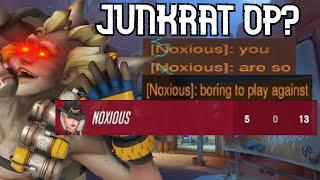 OW2 Junkrat Makes the Enemy MAD - Stream Highlight - AquamarineOW