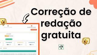 CORREÇÃO DE REDAÇÃO GRATUITA E AUTOMÁTICA Enem 2024