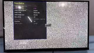 How to open Factory Setting Normal Led Tv