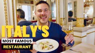 #1 MOST FAMOUS RESTAURANT IN ITALY  Italy Travel Vlog