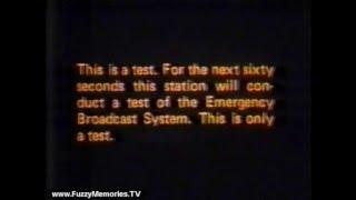 Emergency Broadcast System Test 1981