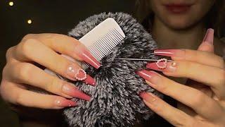 1 HOUR INTENSE Scalp Check Stick Comb Plucking Massage ASMR for Study Tingles Relaxation