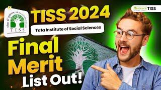TISS 2024 Final Merit List Out TISS Admission Process  Waitlist  Spot Round