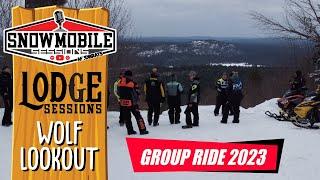 Lodge Sessions Wolf Loop Wolf Mountain Lookout Snowmobile Adventure - Sudbury Ontario