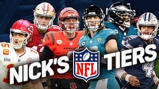 Cowboys 49ers sit below Chiefs Bears ranked below Bucs in Nicks Tiers  NFL  FIRST THINGS FIRST