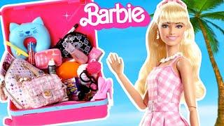 Barbie The Movie Doll Packs her Suitcase for Vacation