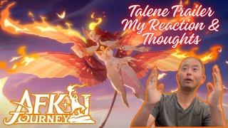 My Talene Trailer Live Reaction and Thoughts AFK Journey