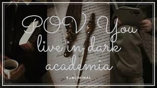 Dark academia life