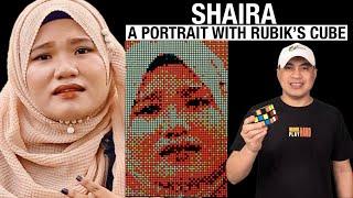 SHAIRA PORTRAIT WITH RUBIK’S CUBE  MY aLTeR eGo