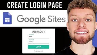 How To Create a Login Page in Google Sites Password Protect a Page