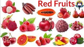 Red Fruits Name  Red Fruits Name In English With Pictures  Easy English Learning Process