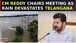 Andhra Pradesh Telangana Rain Fury  2 Killed In Wall Collapse Tgana CM Revanth Reddy Chairs Meet