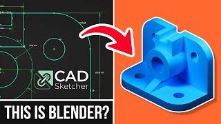 CAD Modeling In Blender 3.2  Using CAD Sketcher