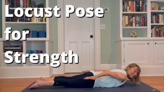 A spine and hip strengthening yoga session