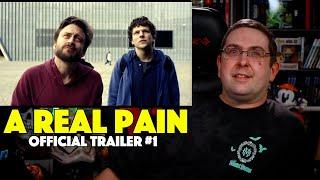 REACTION A Real Pain Trailer #1 - Jesse Eisenberg Movie 2024