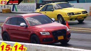 CARRERAS de AUTOS 15s 14s Audi Q5 ️ Mustang 80  Jetta ️ 420i ️ Civic Si  7ma Válida 2024