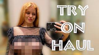 Try on haul 2024  See through Clothes Try On Haul